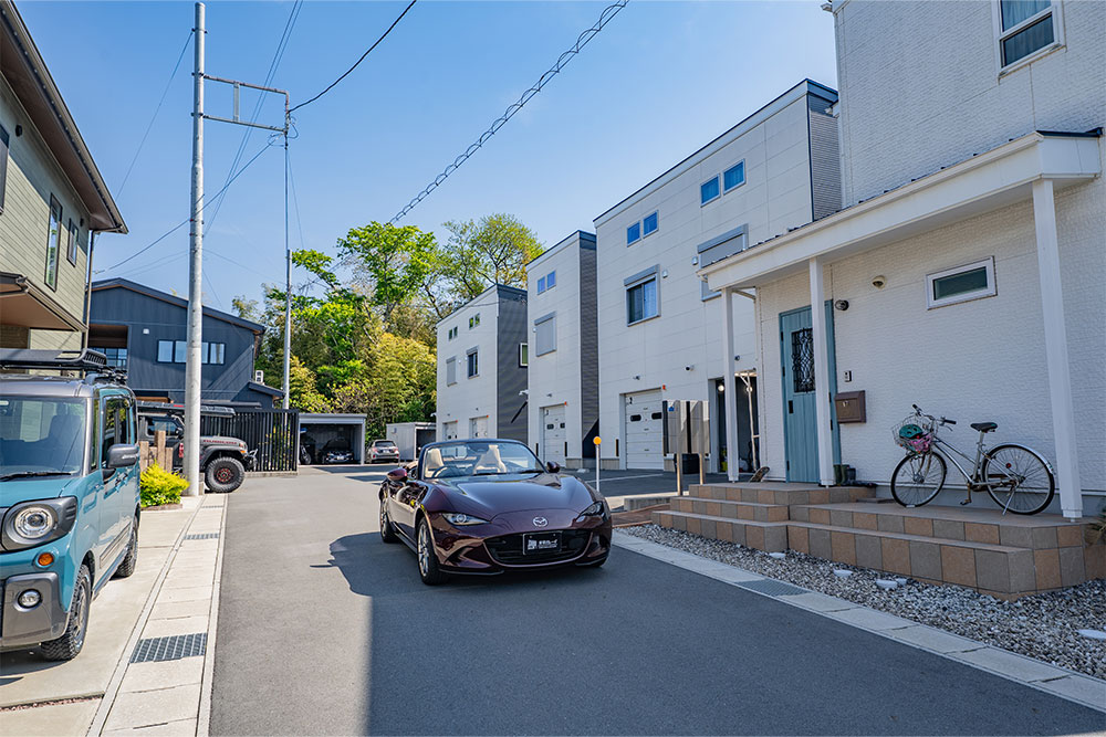 前面道路の様子