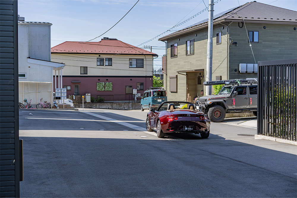 前面道路の様子