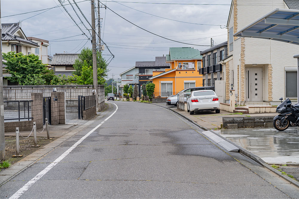 前面道路の様子