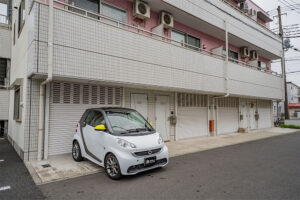 一人暮らし向け、ガレージ奥のシンプル1R｜鎌ヶ谷大仏駅 歩10分