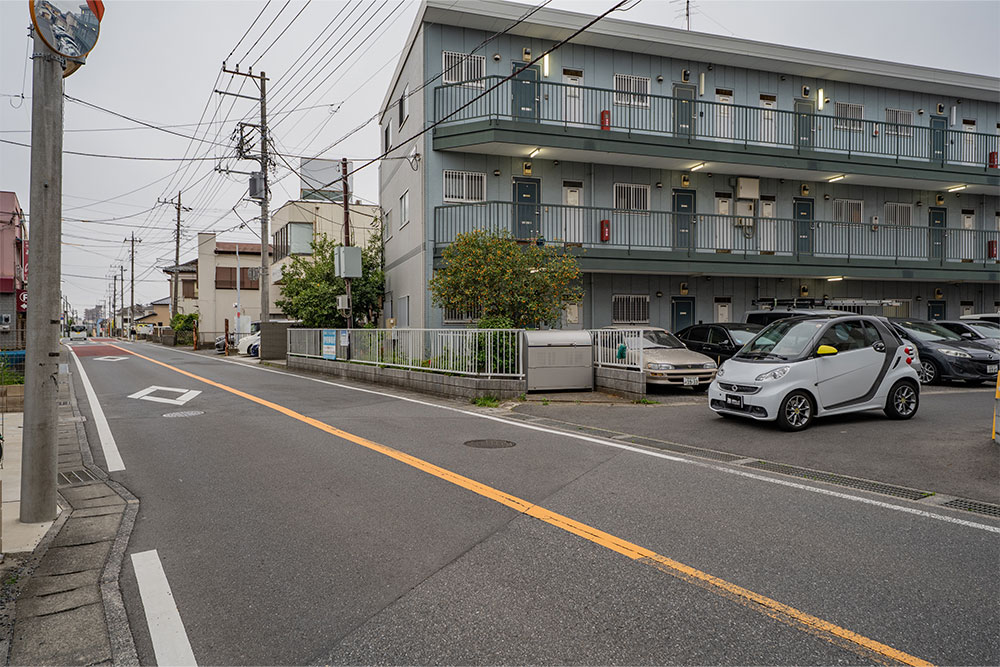 風間街道の様子