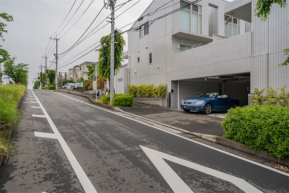 前面道路の様子