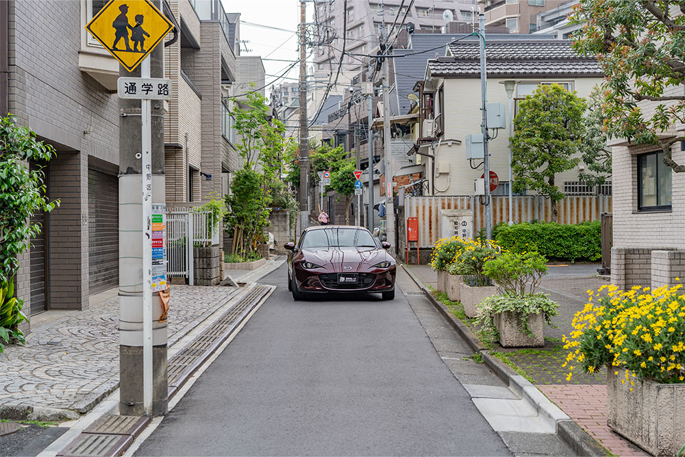 前面道路の様子