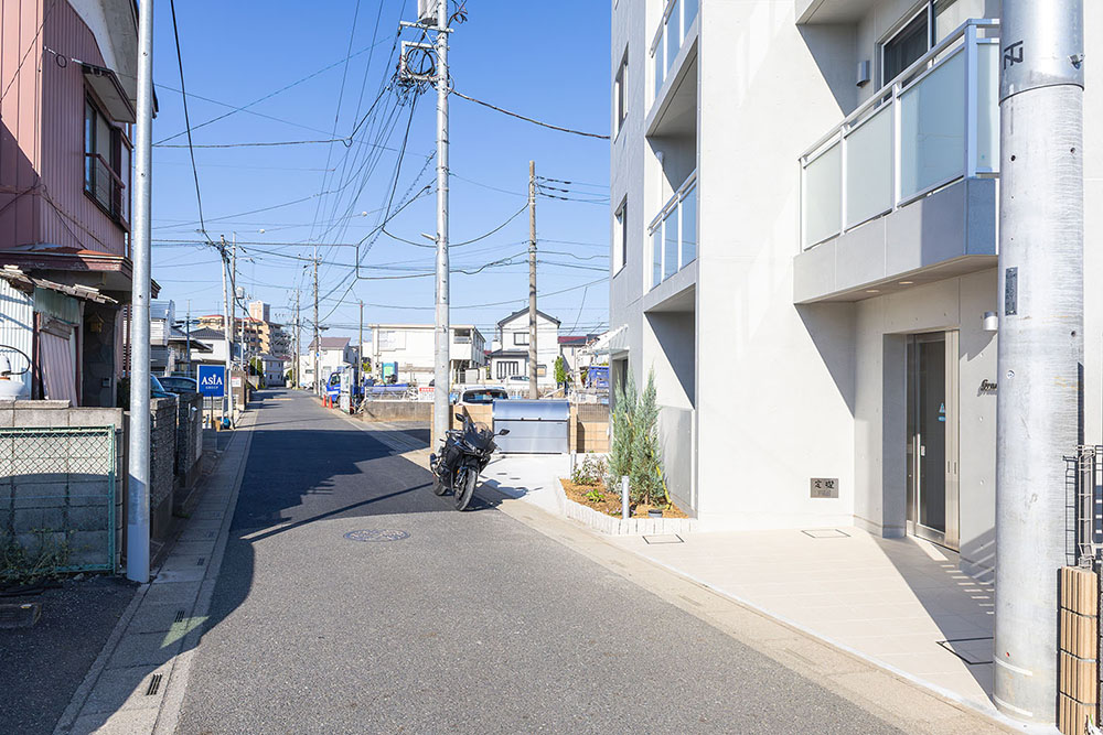 前面道路の様子