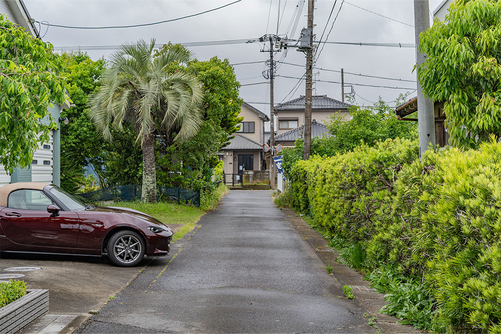 前面道路の様子
