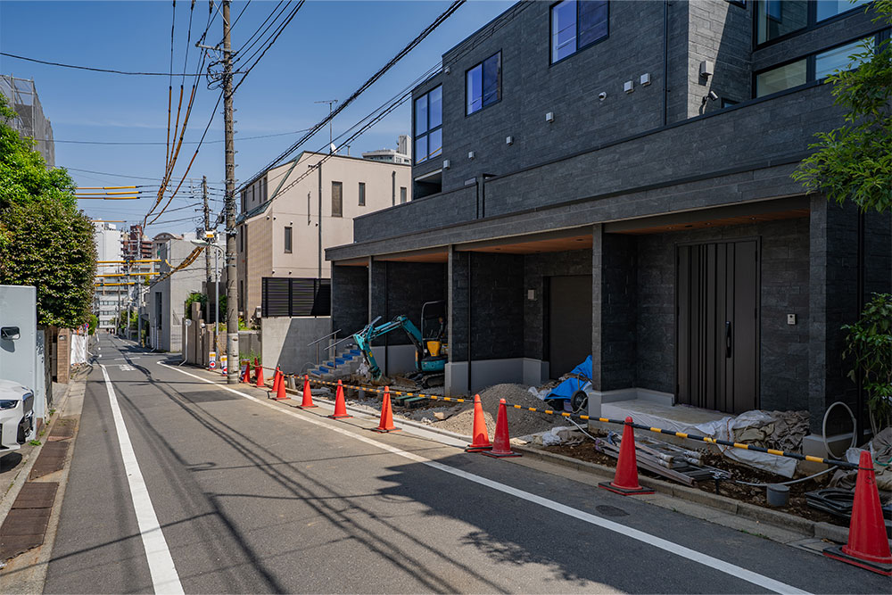 前面道路の様子