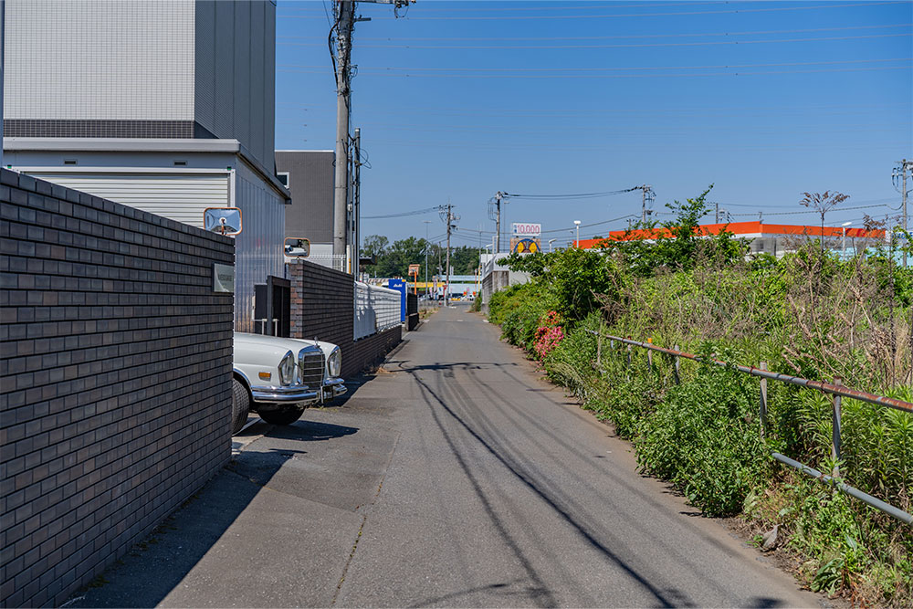 前面道路の様子