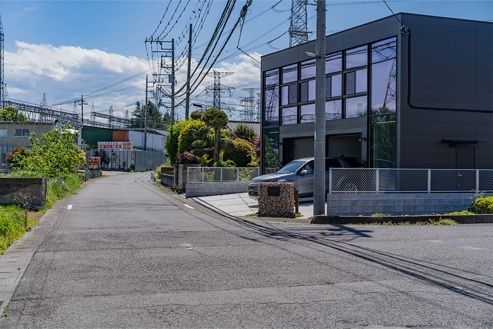 前面道路の様子