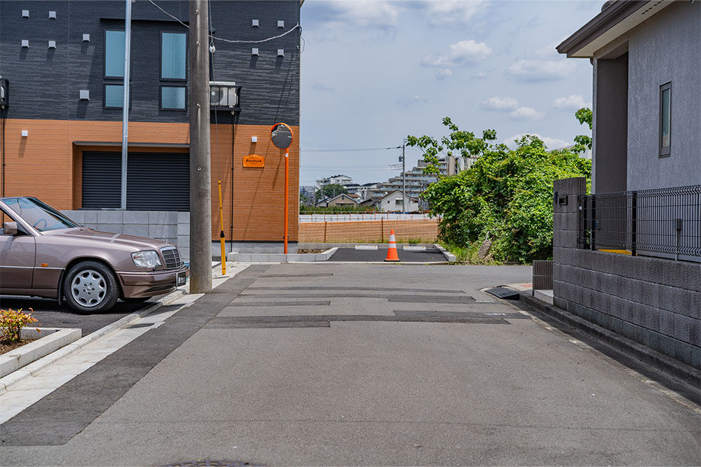 前面道路の様子
