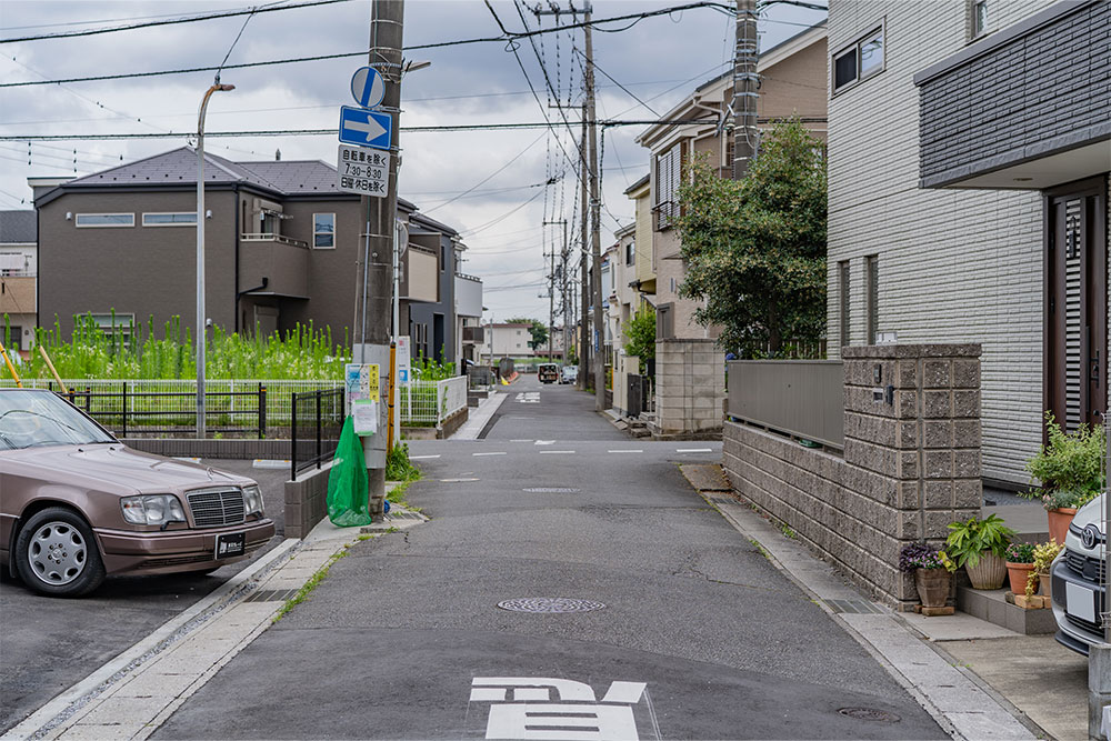 前面道路の様子