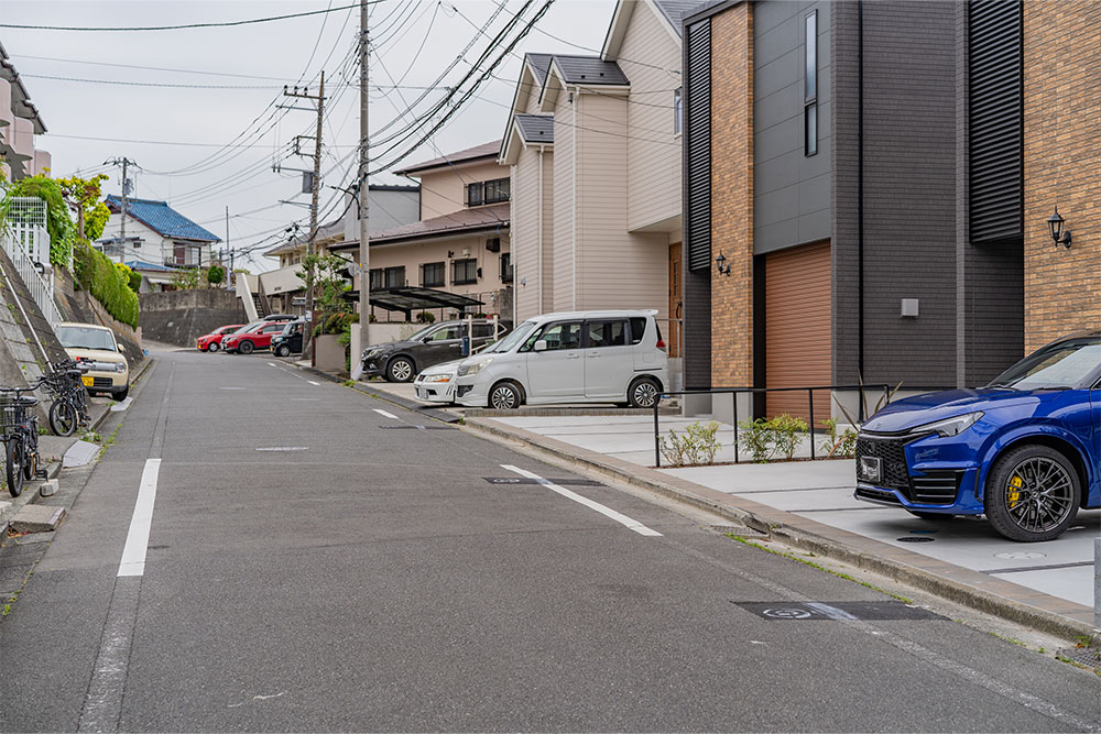 前面道路の様子