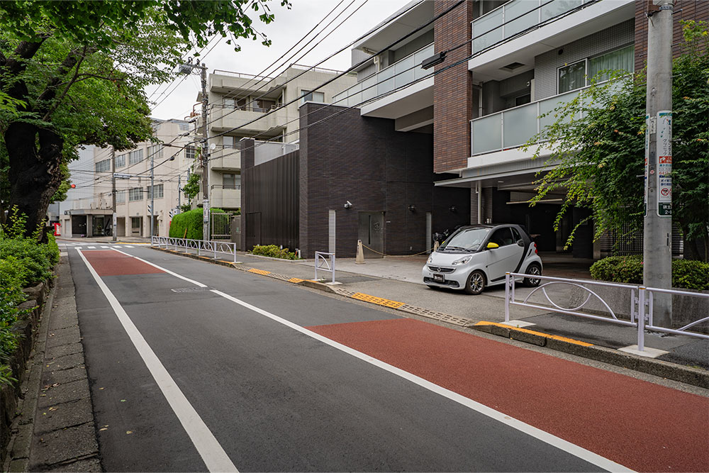 前面道路の様子