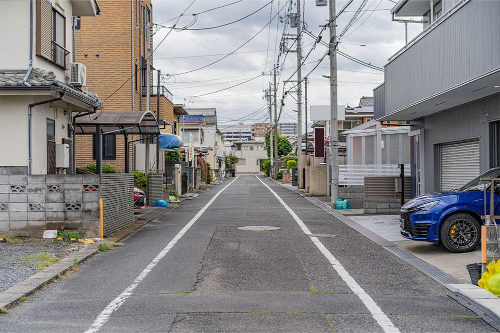 前面道路の様子