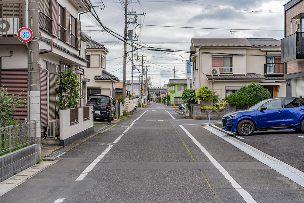 前面道路の様子