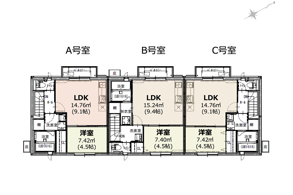 2F間取図