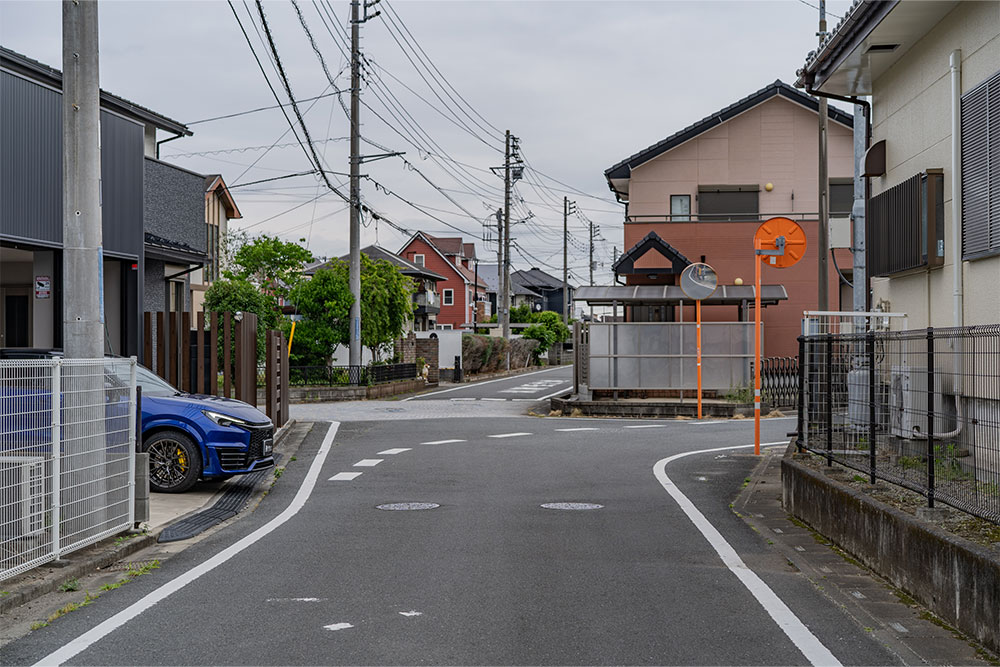 前面道路の様子