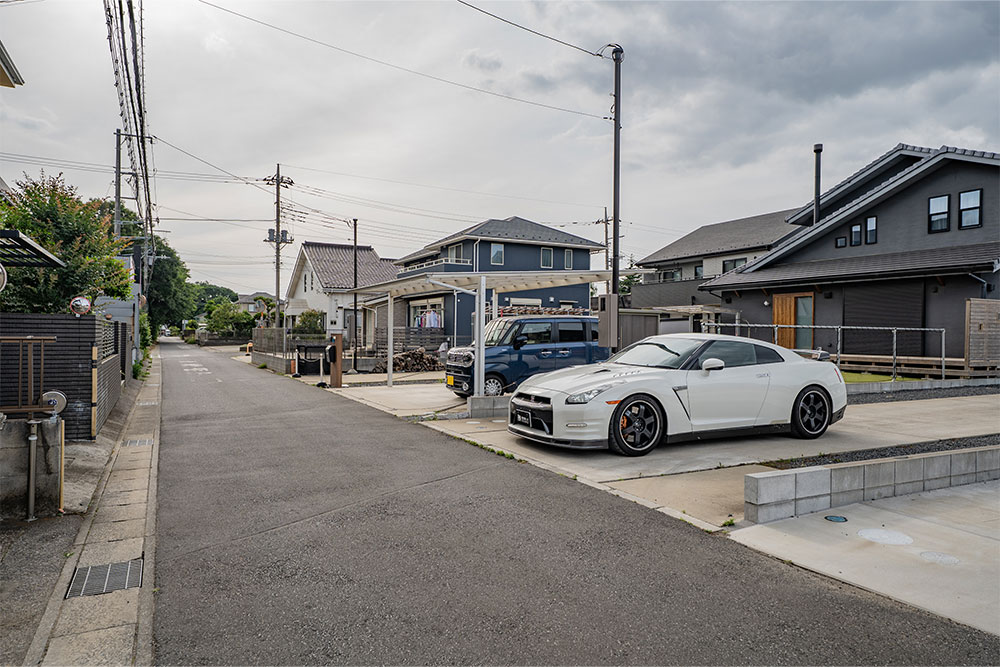 前面道路の様子