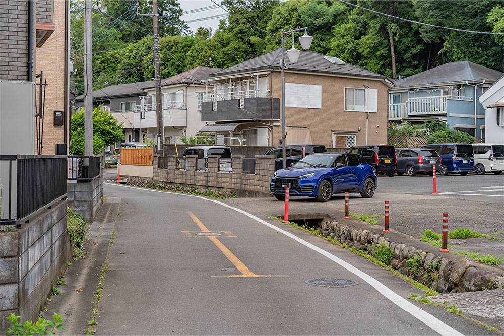 前面道路の様子