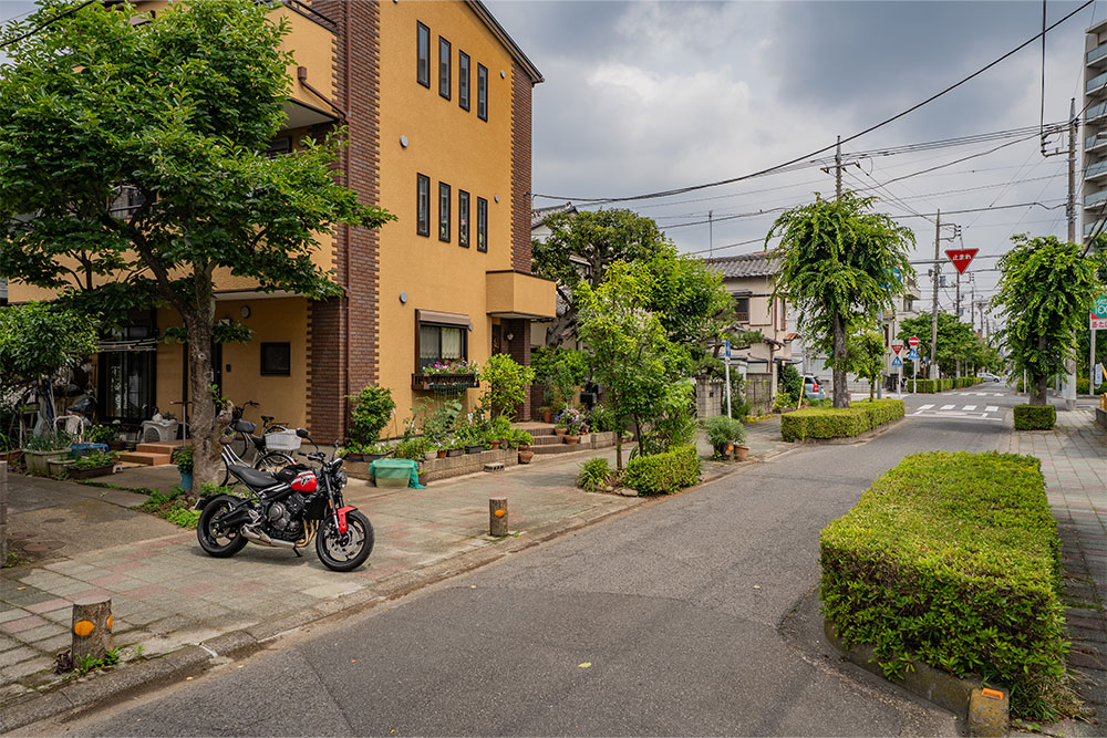 前面道路の様子