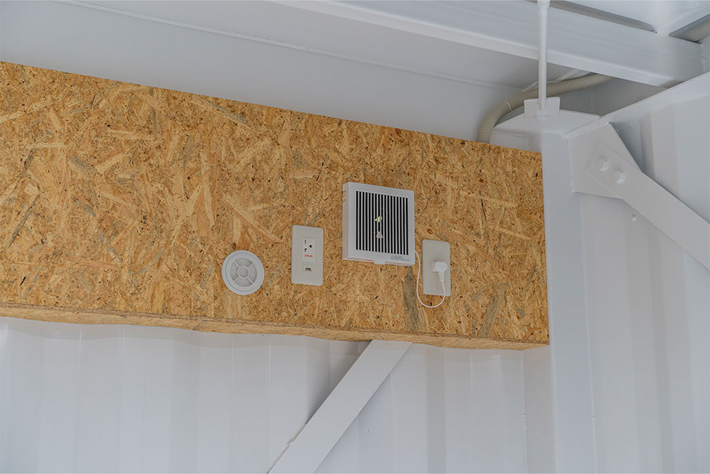 換気扇とエアコン設置用電源