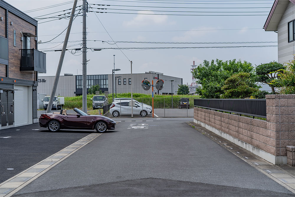 前面道路の様子