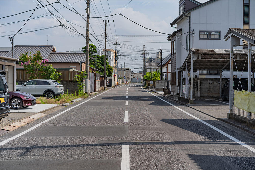 前面道路の様子
