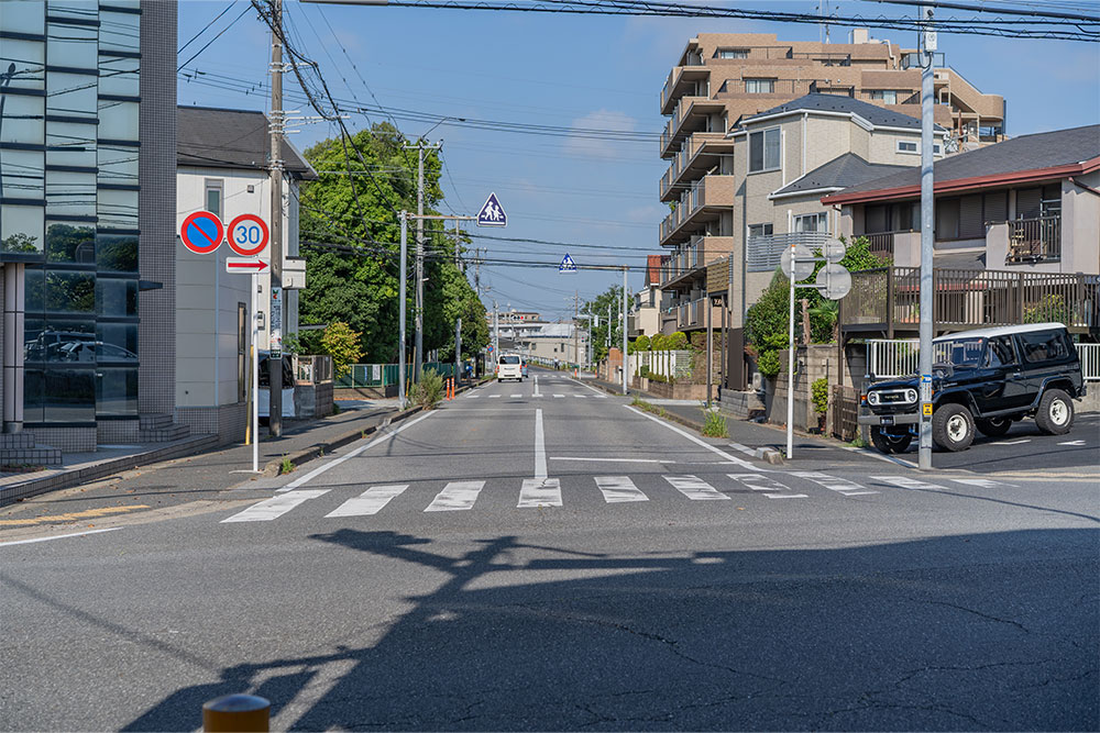前面道路の様子