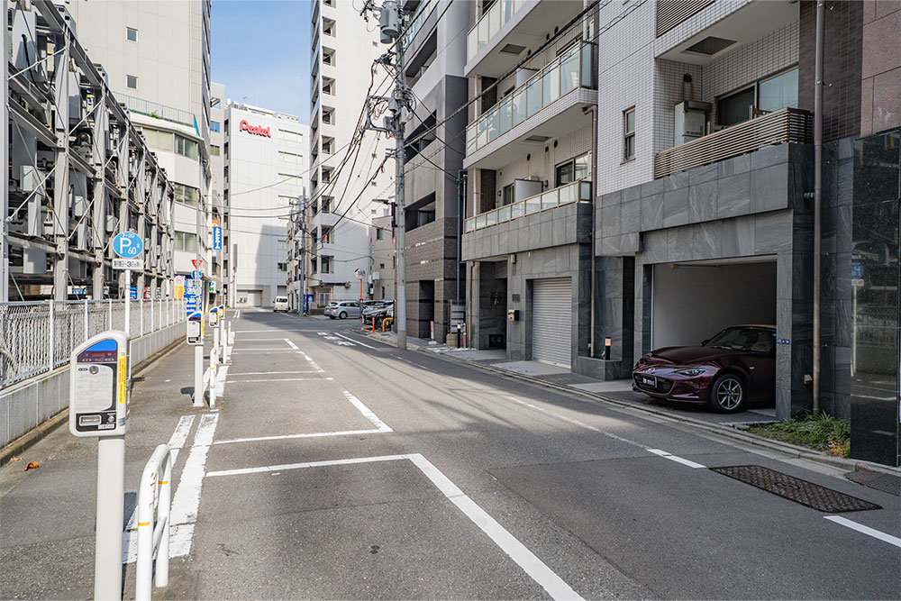 前面道路の様子