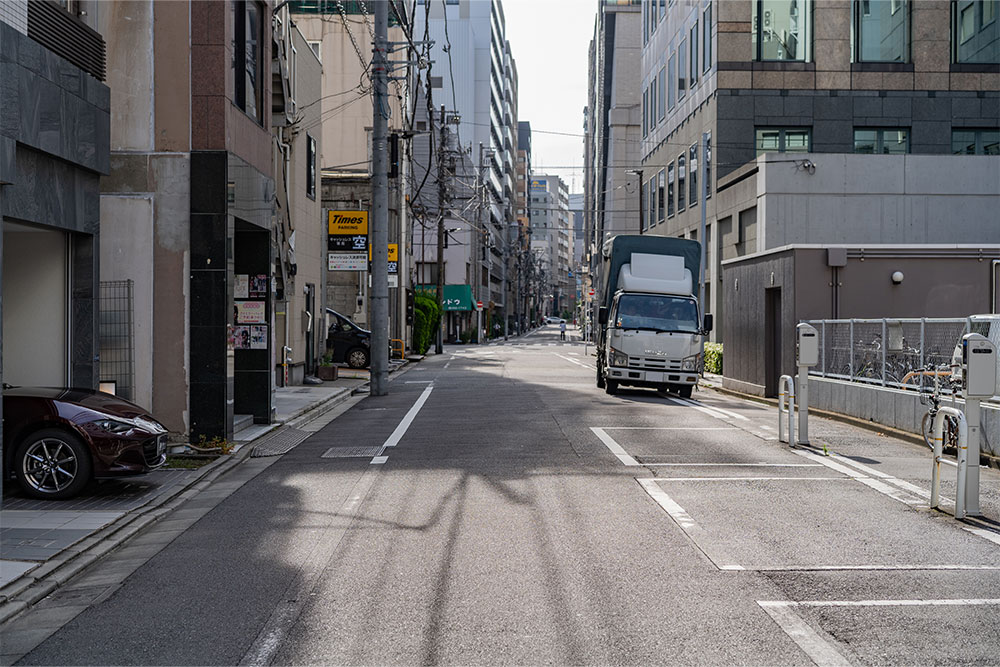 前面道路の様子