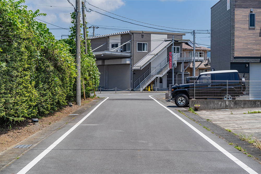 前面道路の様子