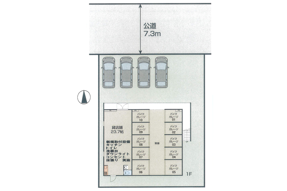 1F間取図