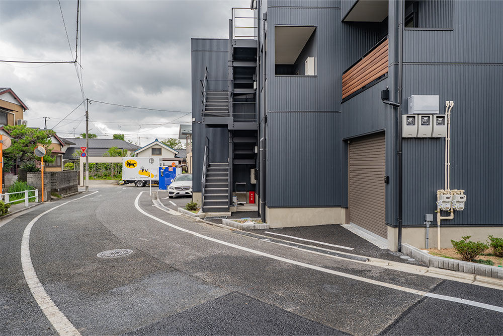 NO.19区画の前面道路