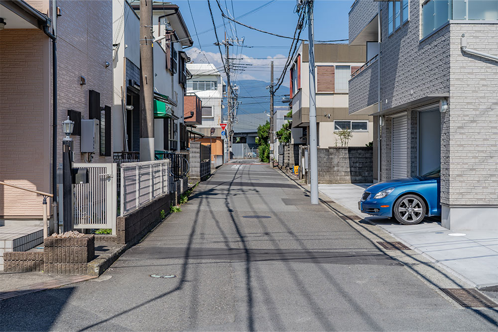 前面道路の様子