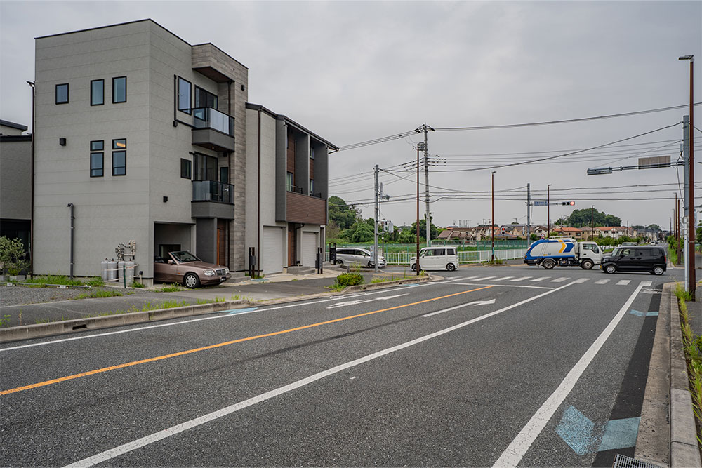 前面道路の様子