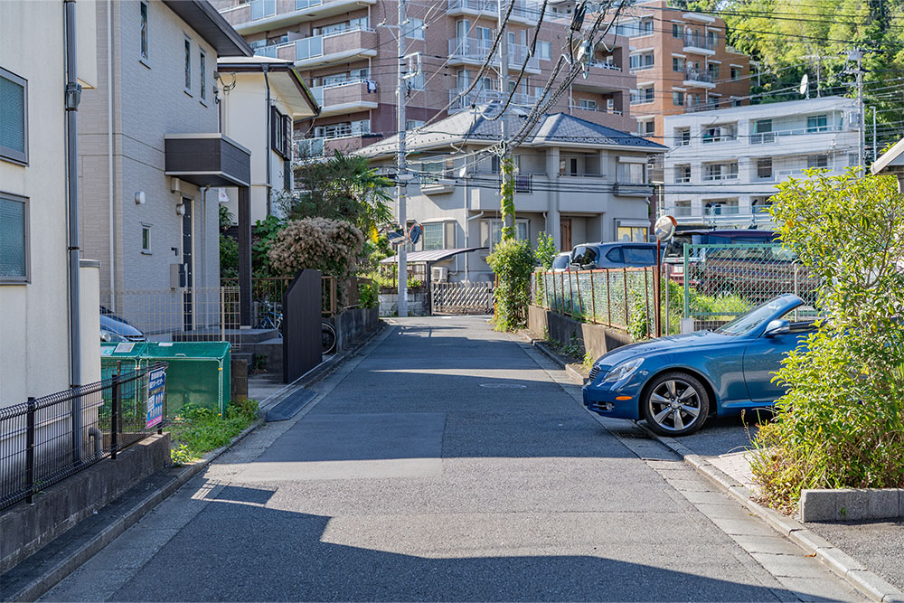 前面道路の様子