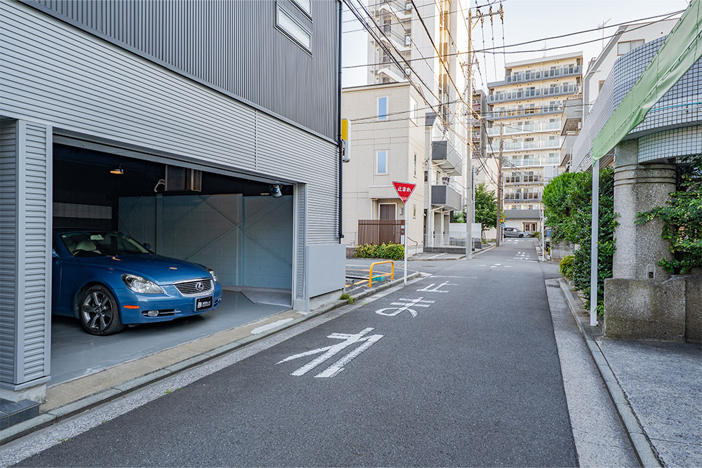 前面道路の様子
