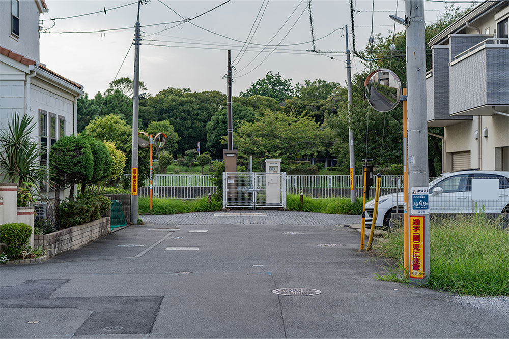 前面道路の様子