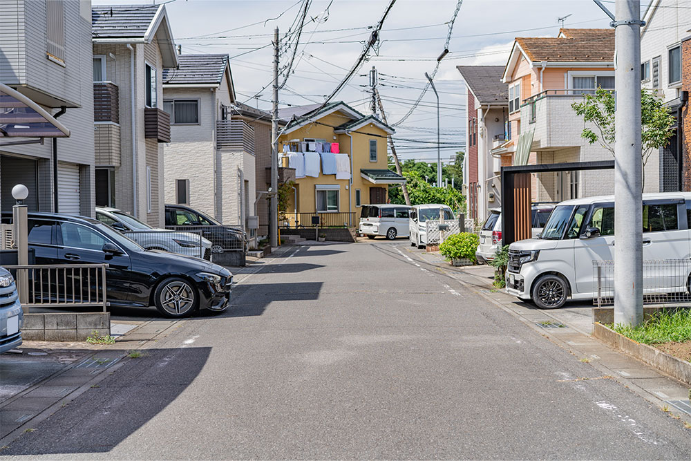 前面道路の様子