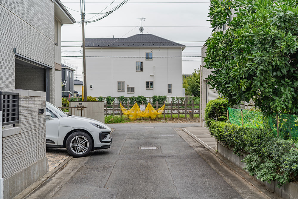 前面道路の様子