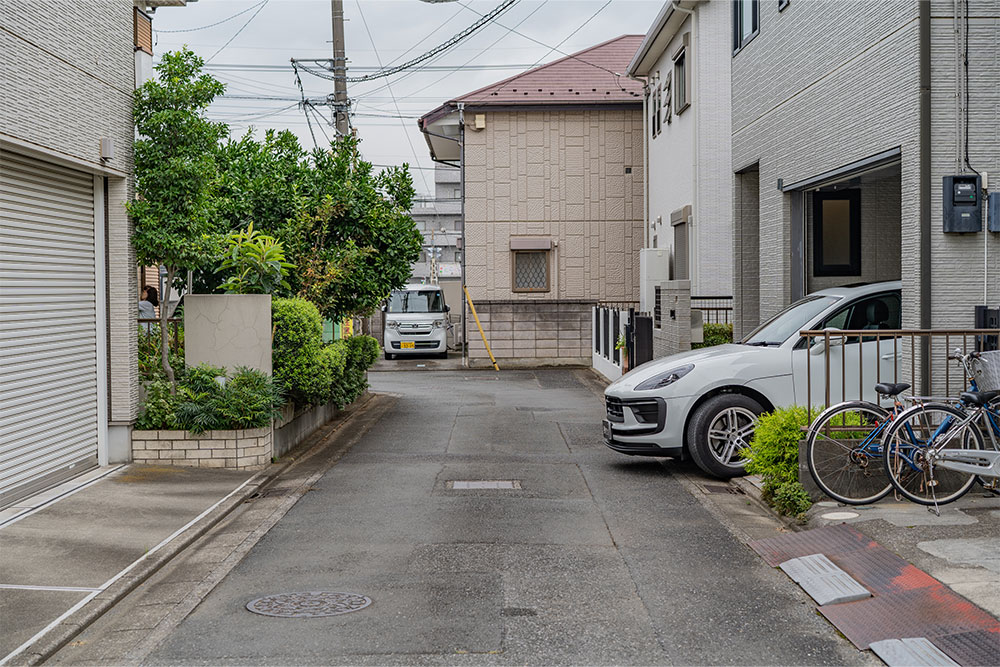前面道路の様子