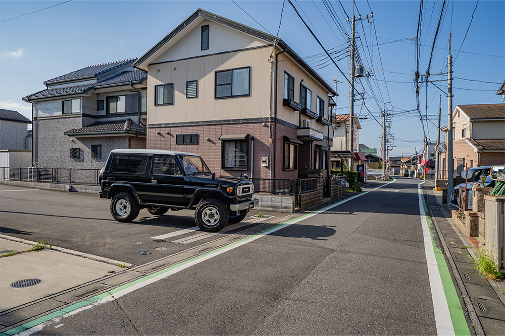 前面道路の様子