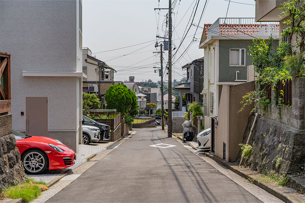 前面道路の様子