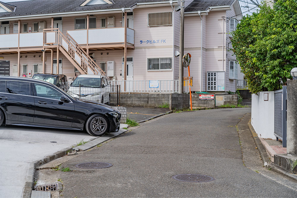 前面道路の様子
