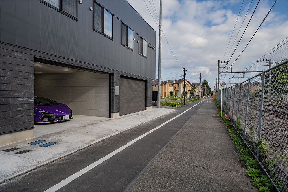 前面道路の様子