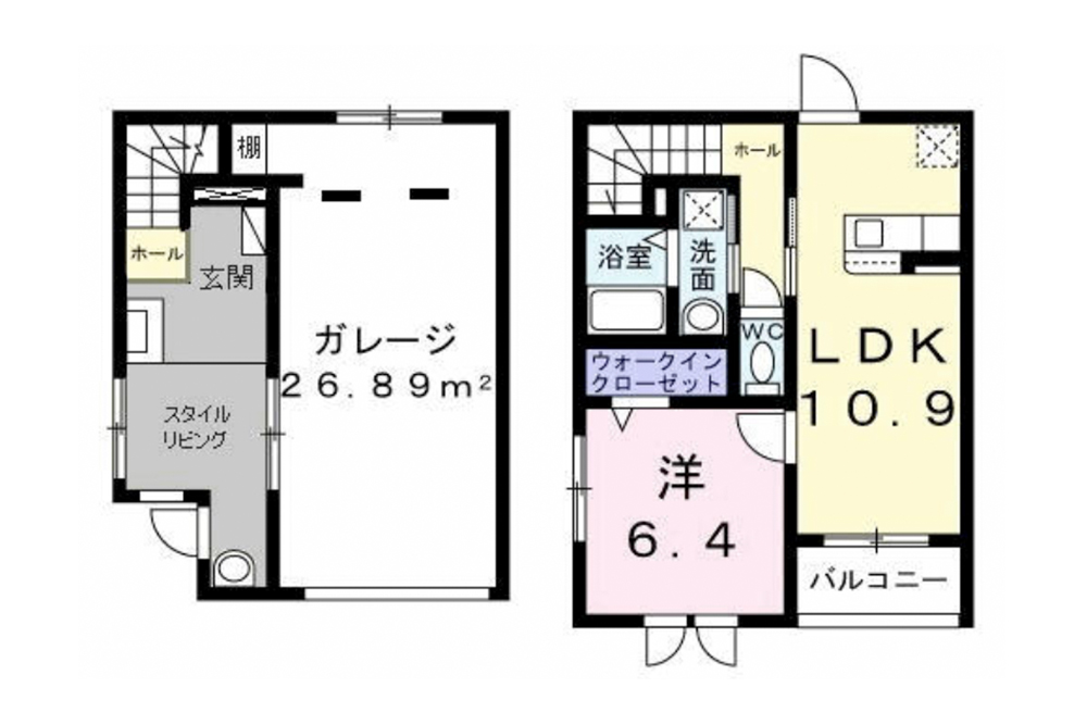 Ⅰ棟の間取図