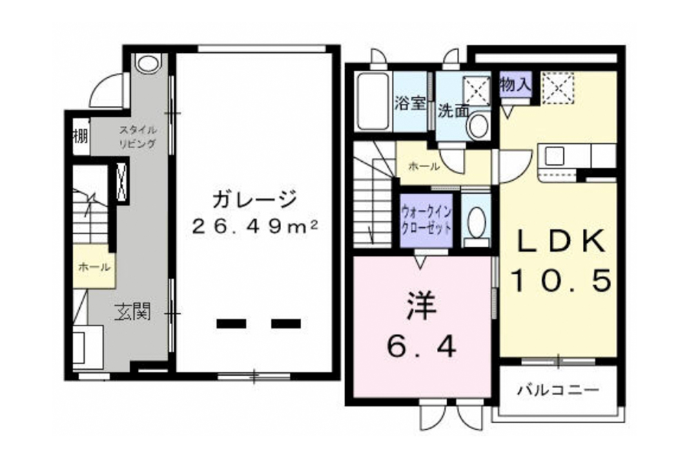 Ⅱ棟の間取図