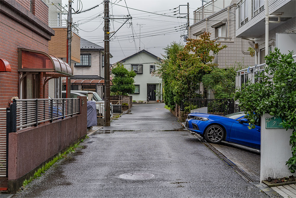 前面道路幅員は4.00m