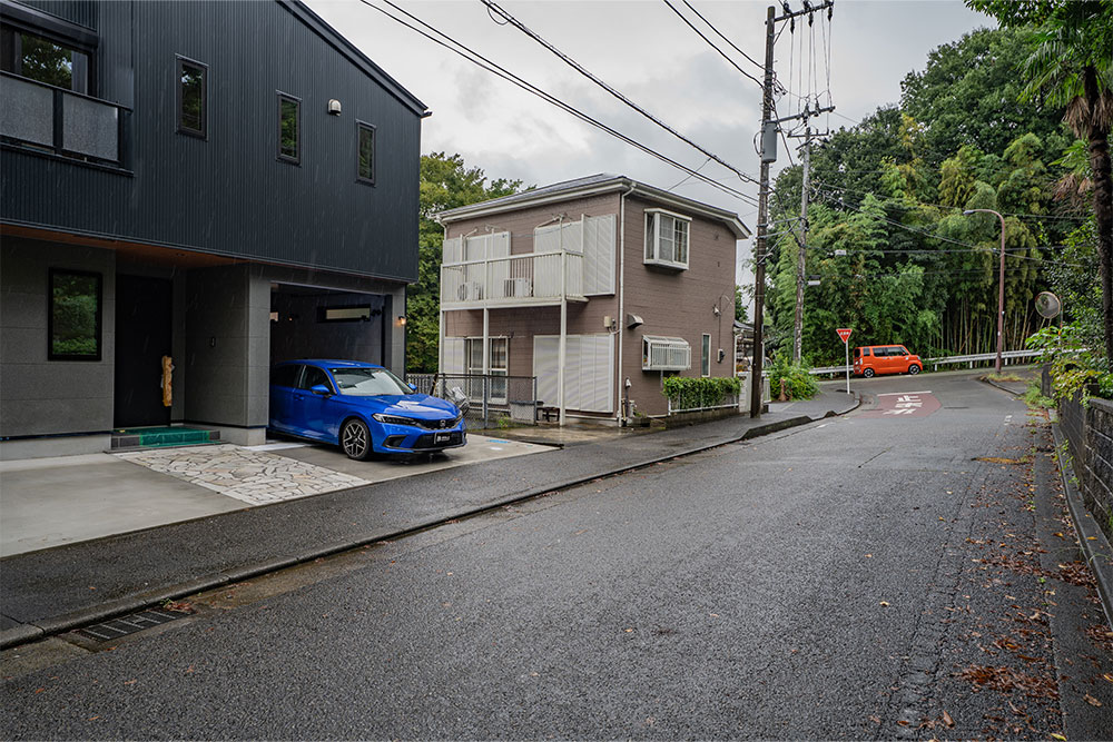 前面道路の様子