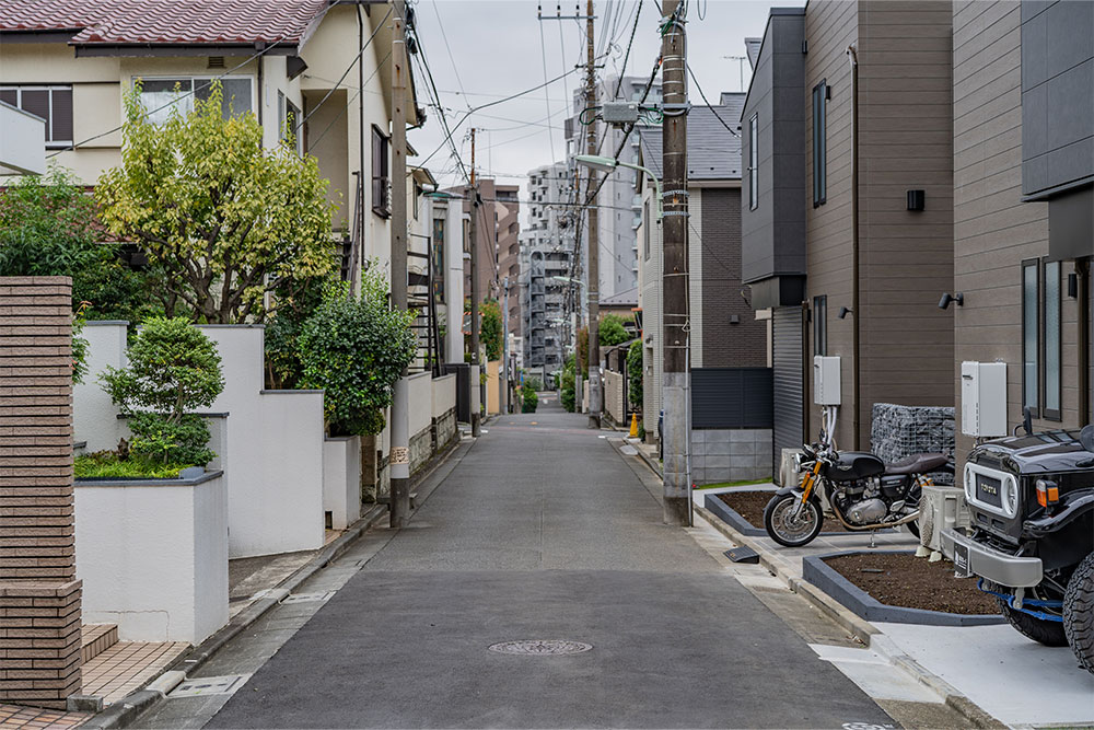 前面道路の様子