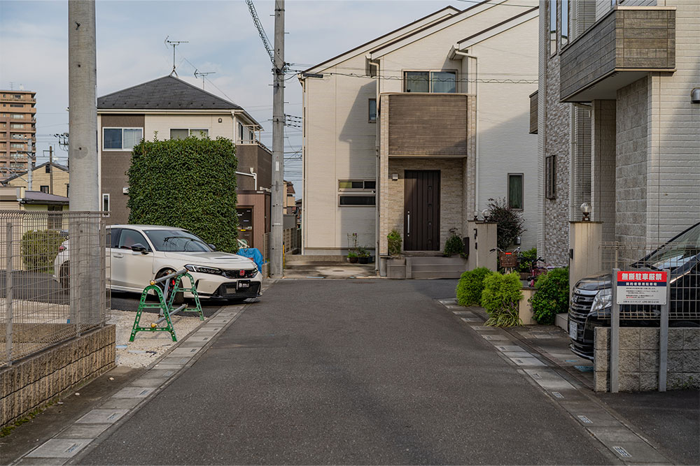 前面道路の様子